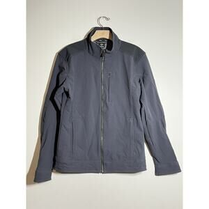 Kuhl Men's LN Gray Softshell Shell Full Zip Jacket Style 1067 Size M